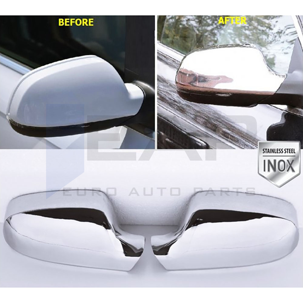 Mirror Cover - 2 Pcs - Stainless Steel