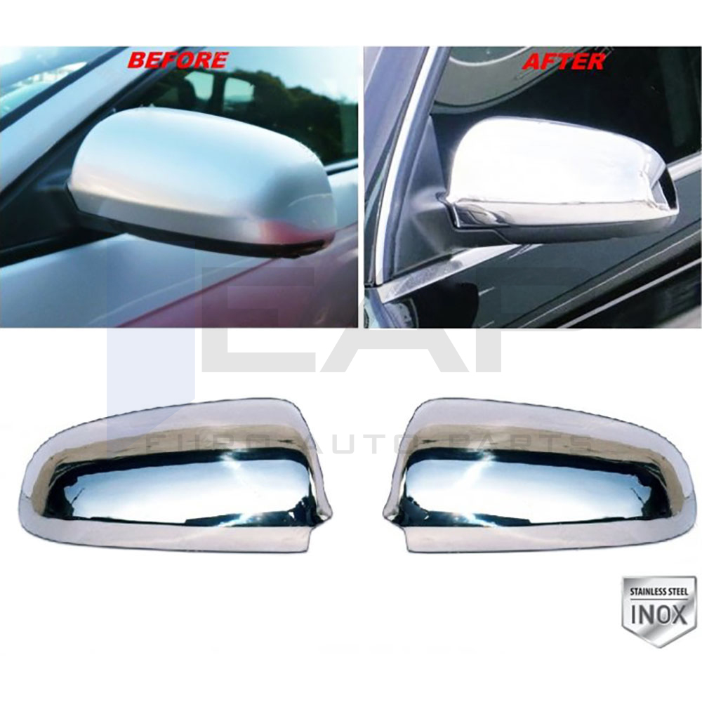 Mirror Cover - 2 Pcs - Stainless Steel