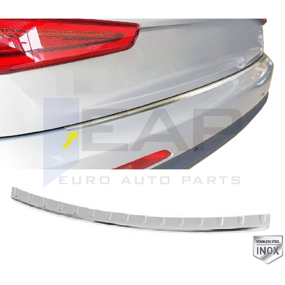 Rear Bumper Protector - Stainless Steel