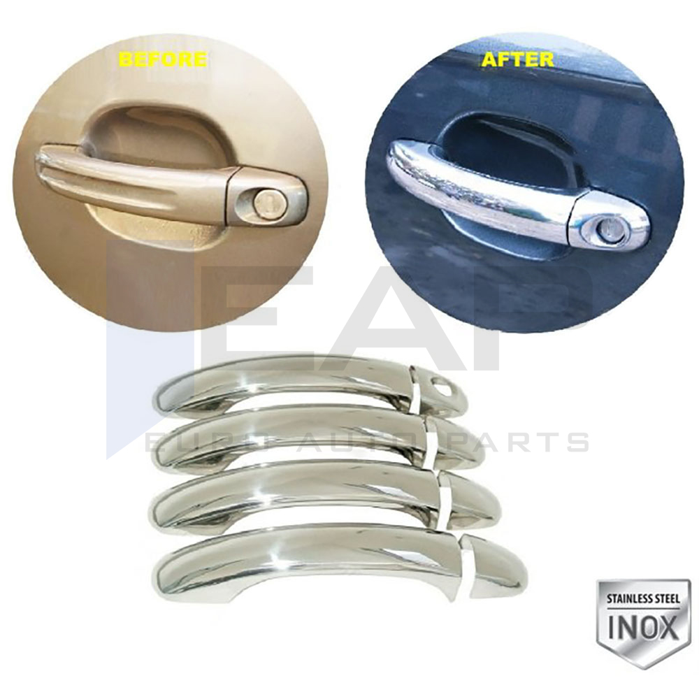 Door Handle Cover - 4 Doors - Stainless Steel