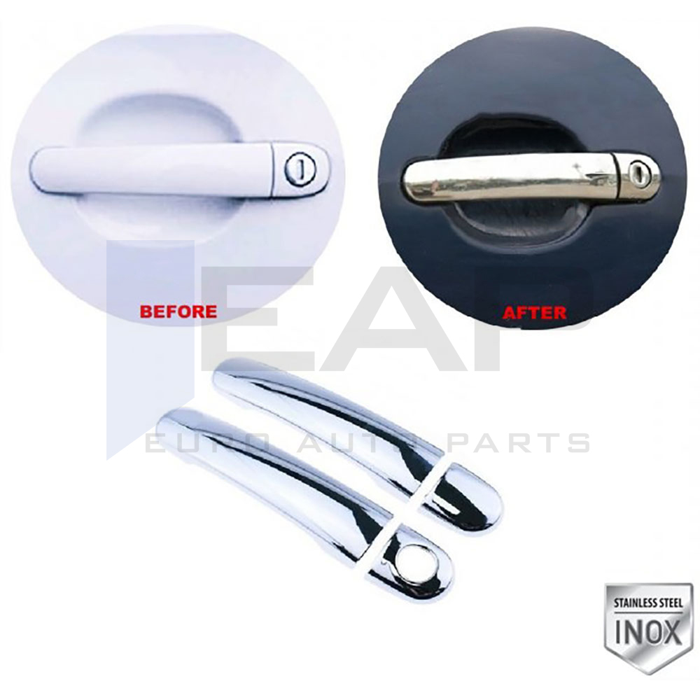 Door Handle Cover - 2 Doors - Stainless Steel