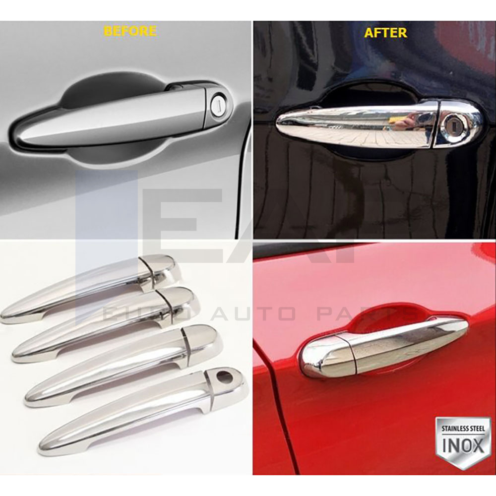 Door Handle Cover - 4 Doors - Stainless Steel