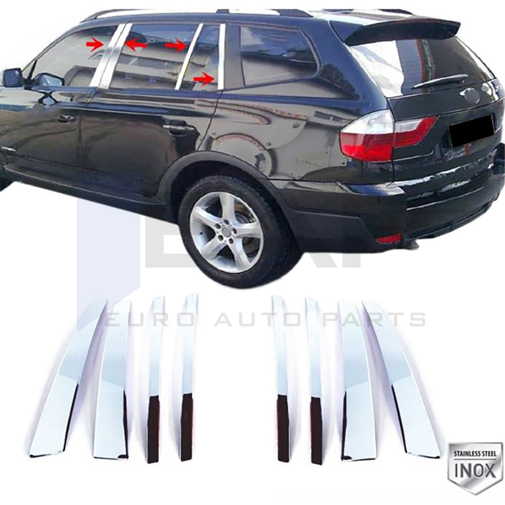 Door Post Set - 8 Pcs - Stainless Steel