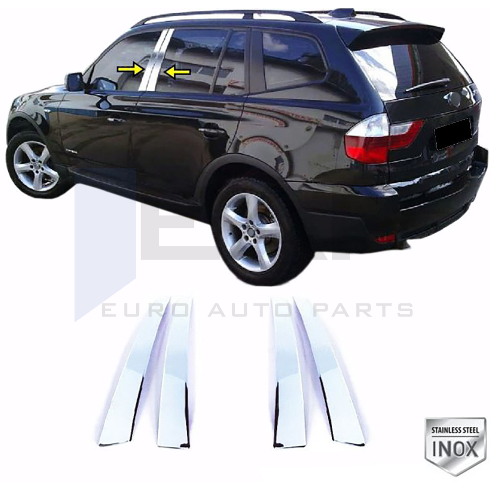 Door Post Set - 4 Pcs - Stainless Steel