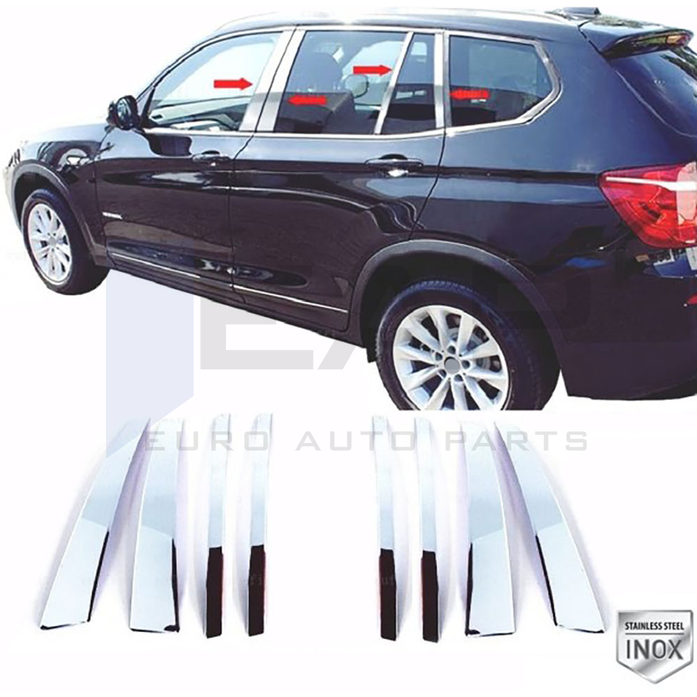 Door Post Set - 8 Pcs - Stainless Steel