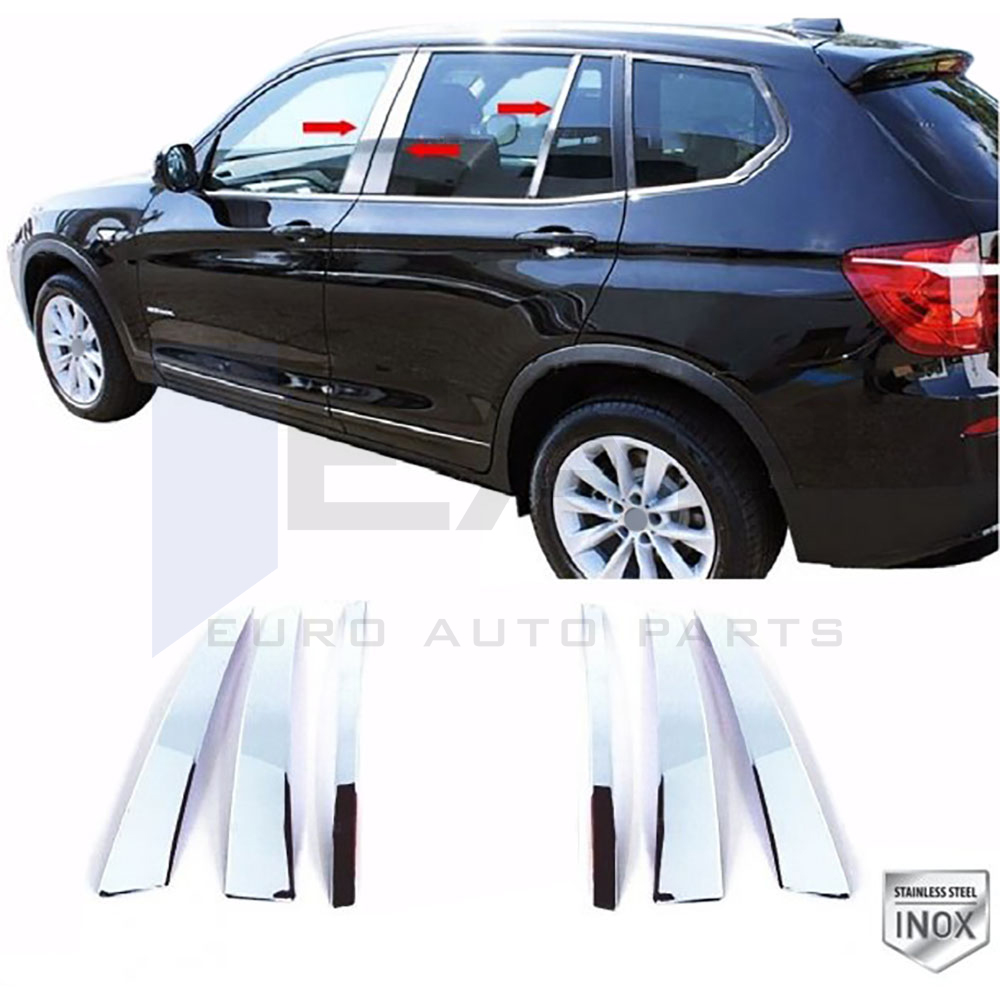 Door Post Set - 6 Pcs - Stainless Steel