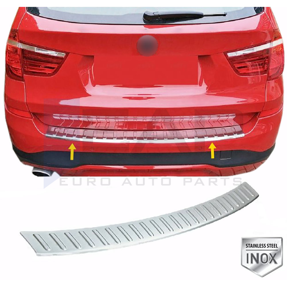 Rear Bumper Protector - Stainless Steel