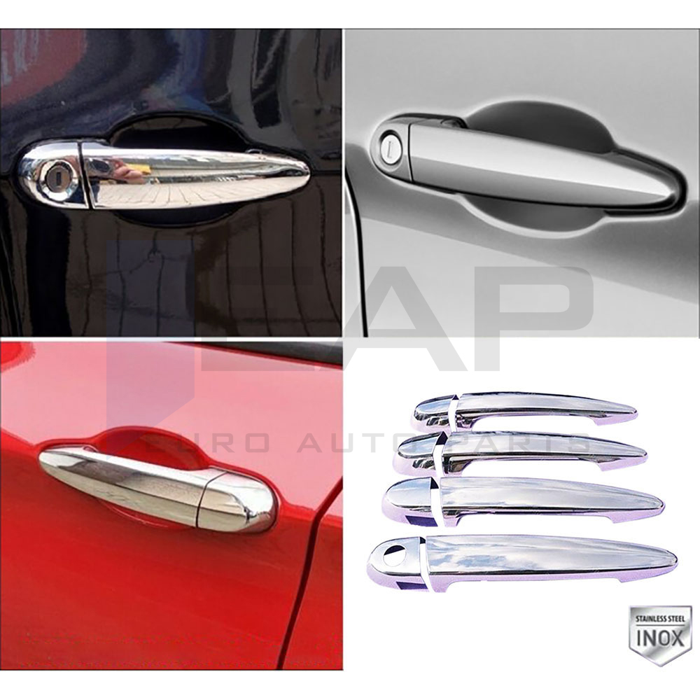 Door Handle Cover (Led Package) (RHD) - 4 Doors - Stainless Steel