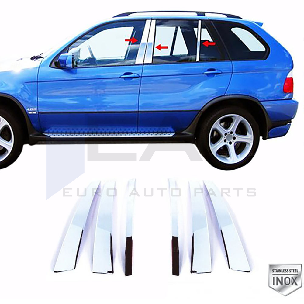 Door Post Set - 6 Pcs - Stainless Steel