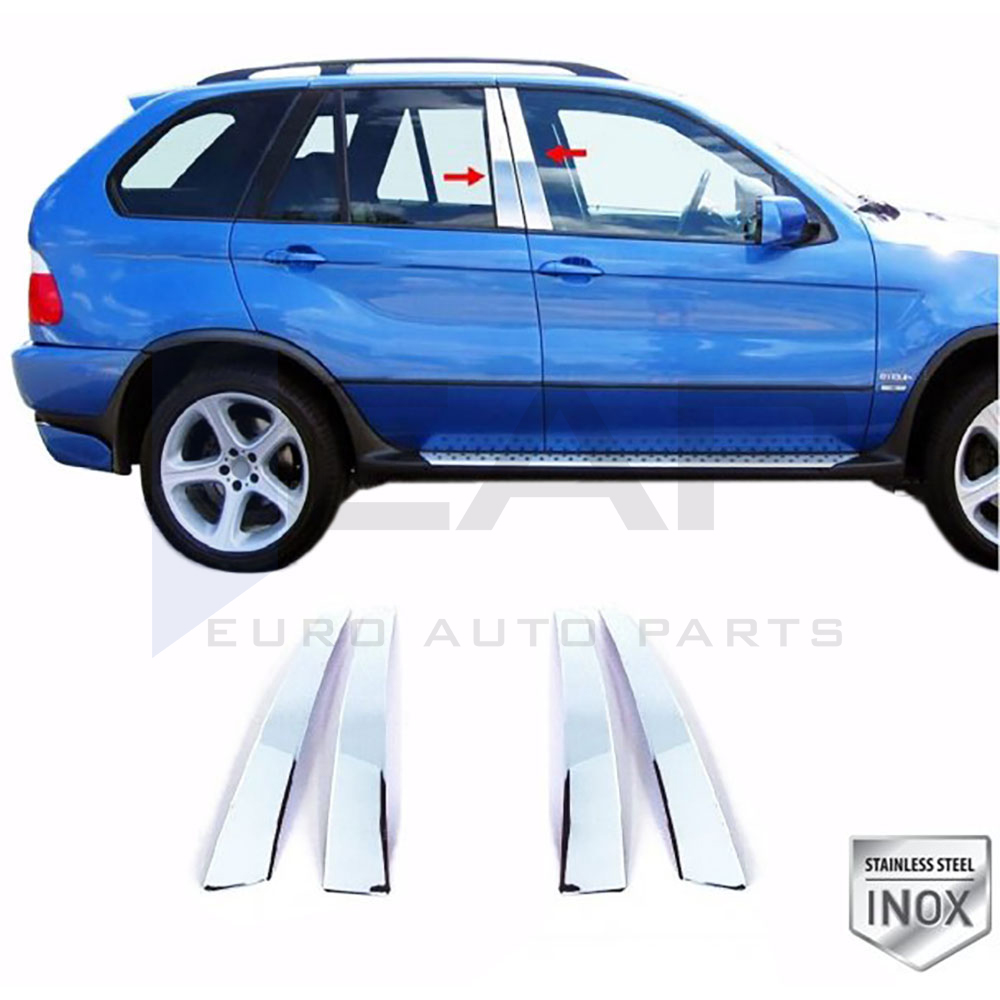 Door Post Set - 4 Pcs - Stainless Steel