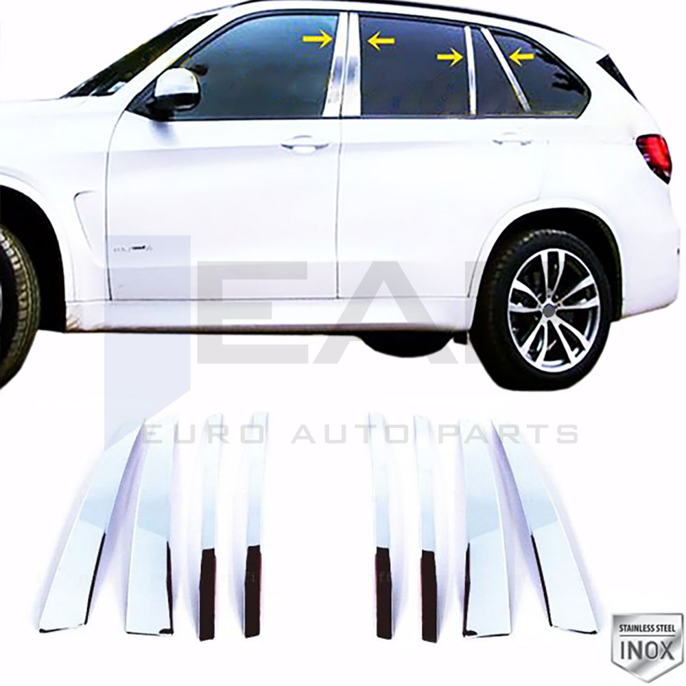 Door Post Set - 8 Pcs - Stainless Steel