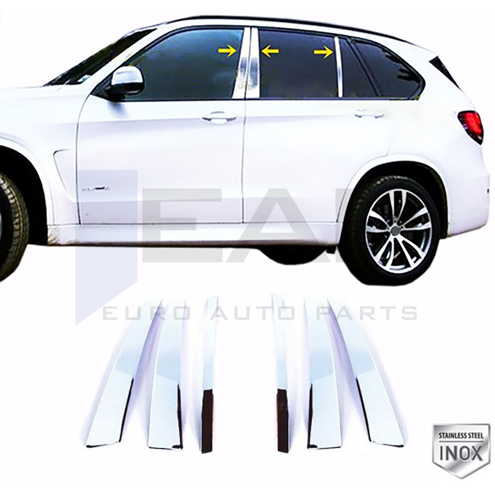 Door Post Set - 6 Pcs - Stainless Steel