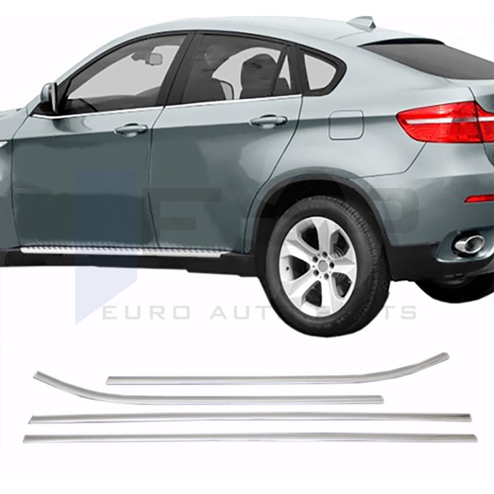 Window Frame Garnish - 4 Pcs - Stainless Steel