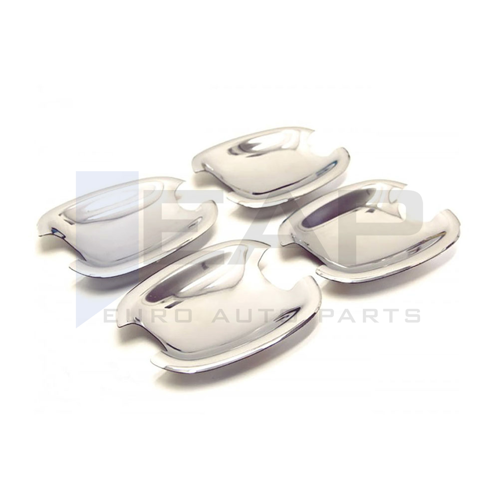 Exterior Door Handle Cup Bowl Cover - 4 Doors - Stainless Steel