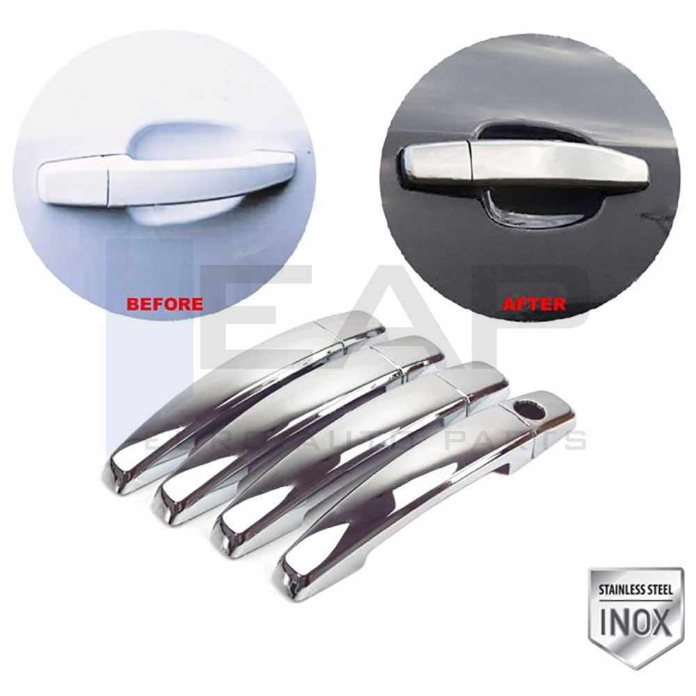 Door Handle Cover - 4 Doors - Stainless Steel