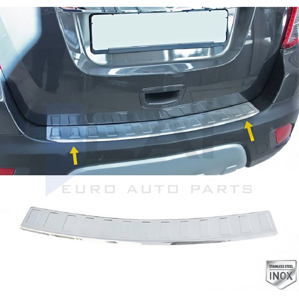 Rear Bumper Protector - Stainless Steel