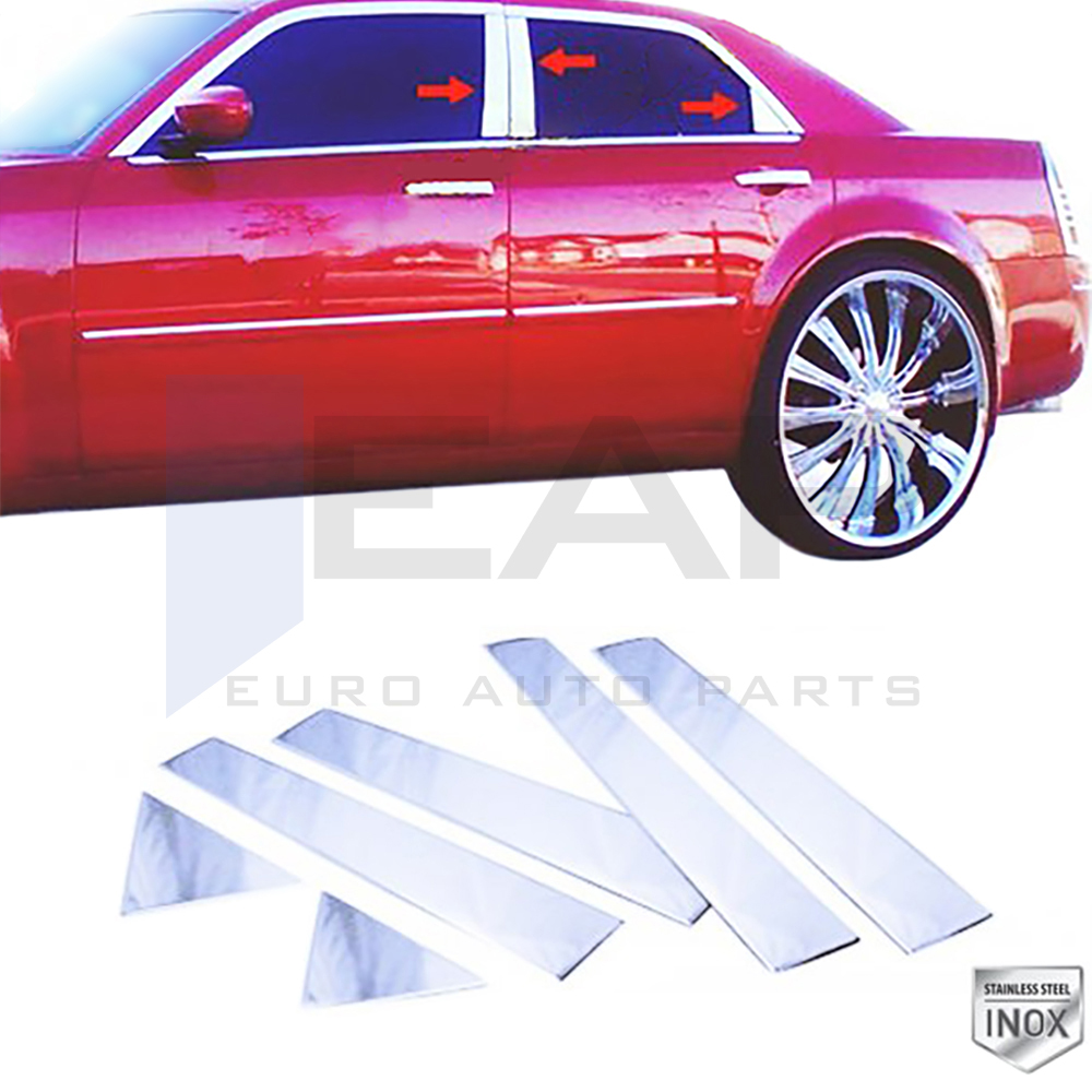 Door Post Set - 6 Pcs - Stainless Steel