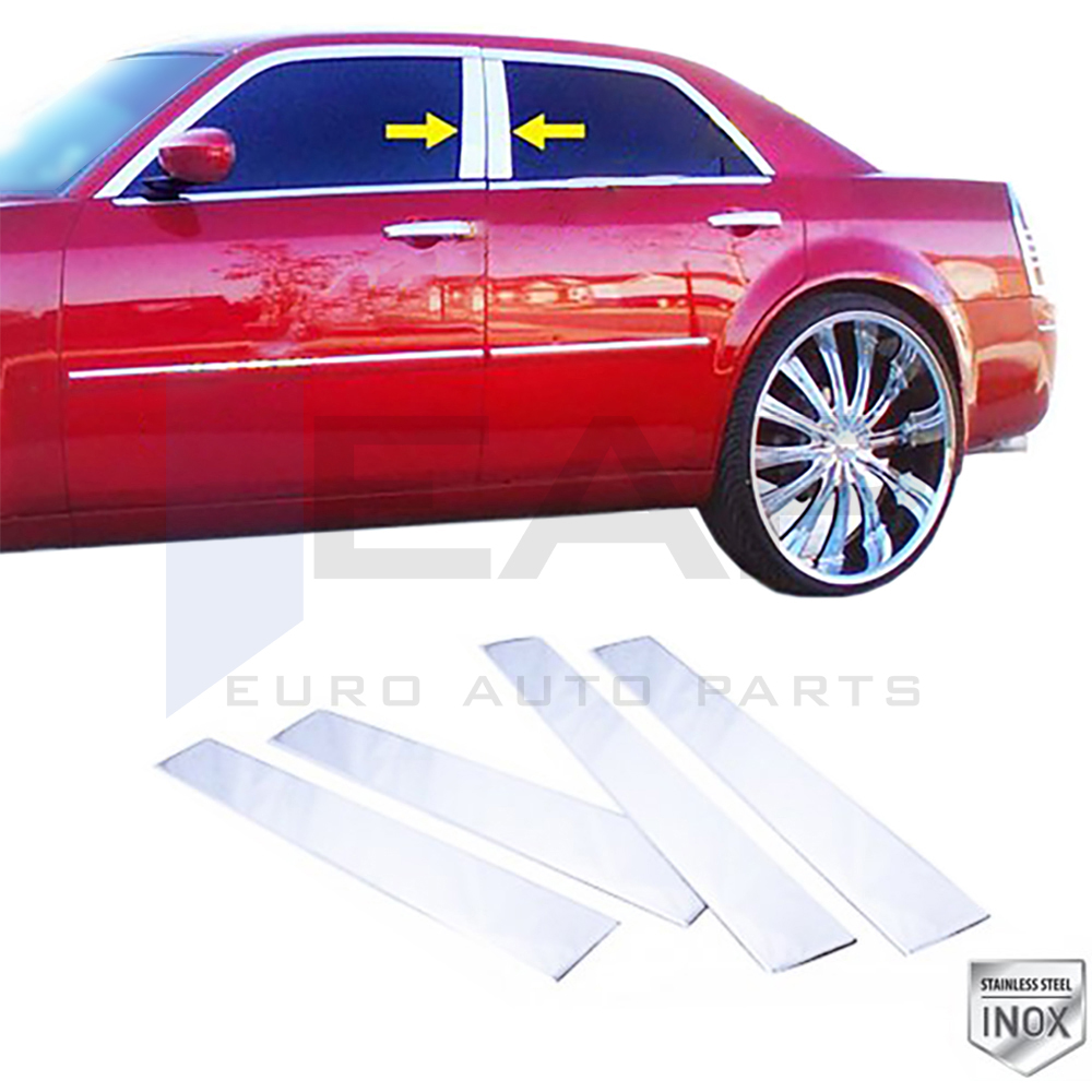 Door Post Set - 4 Pcs - Stainless Steel