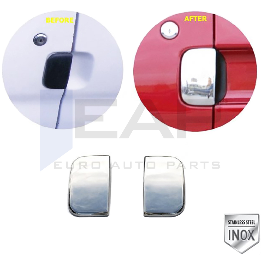 Door Handle Cover - 2 Doors - Stainless Steel