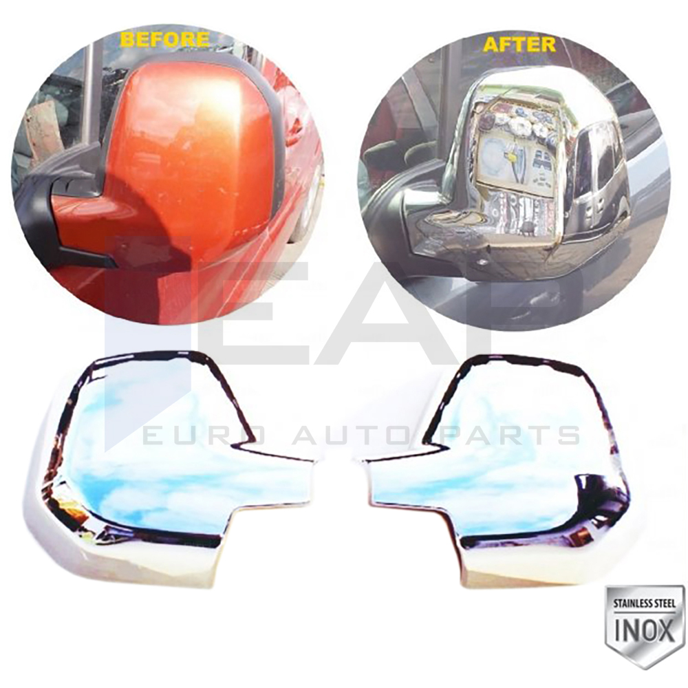 Mirror Cover - 2 Pcs - Stainless Steel