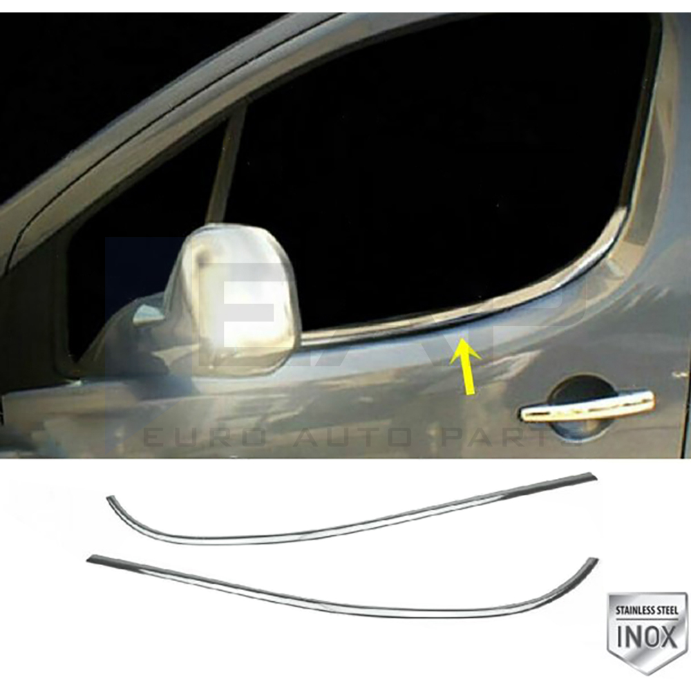 Window Frame Garnish - 2 Pcs - Stainless Steel