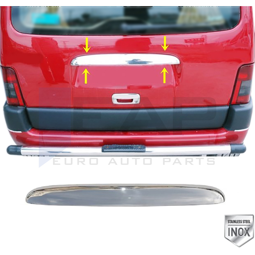 Trunk Lid Trim (Single Door) - Stainless Steel