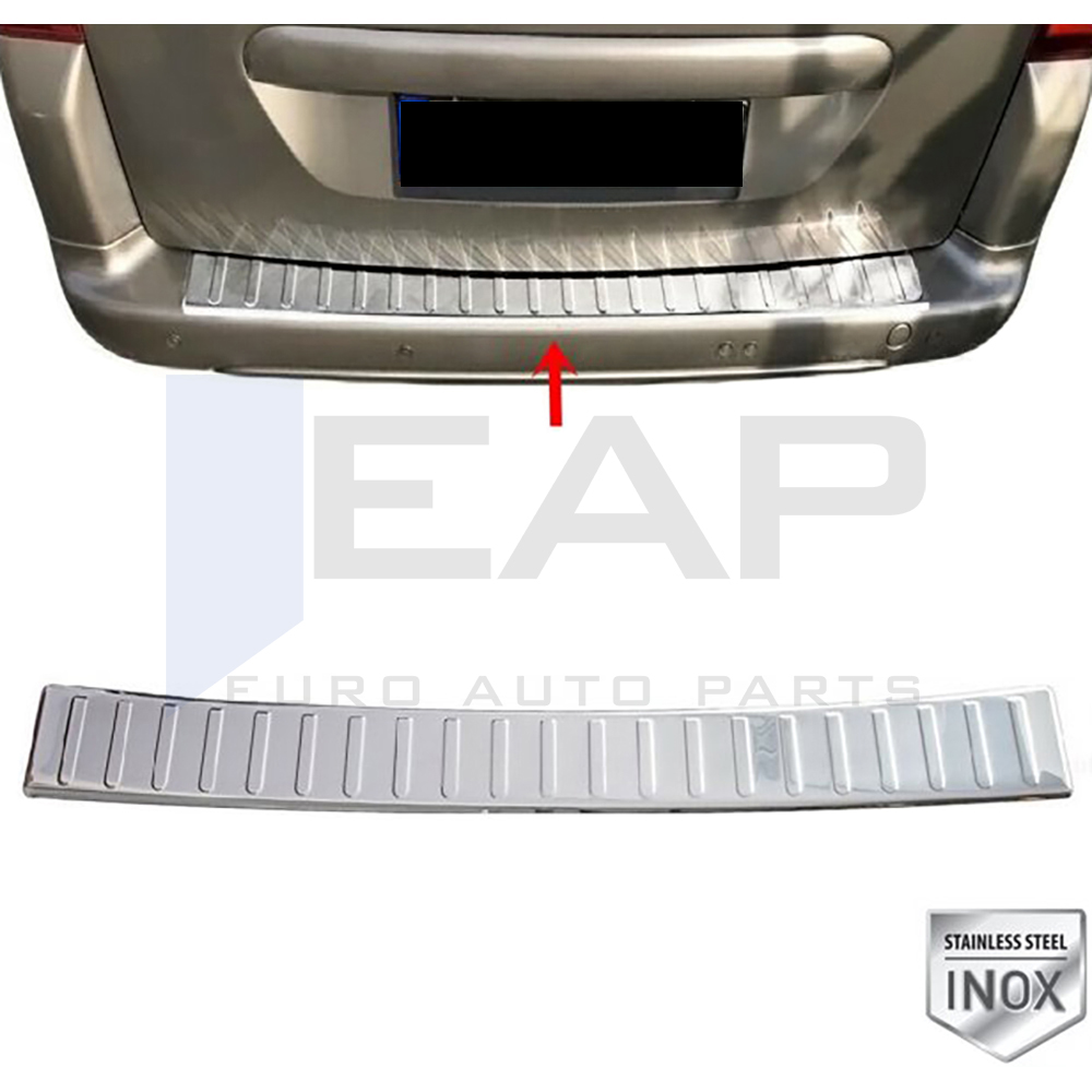 Rear Bumper Protector - Stainless Steel