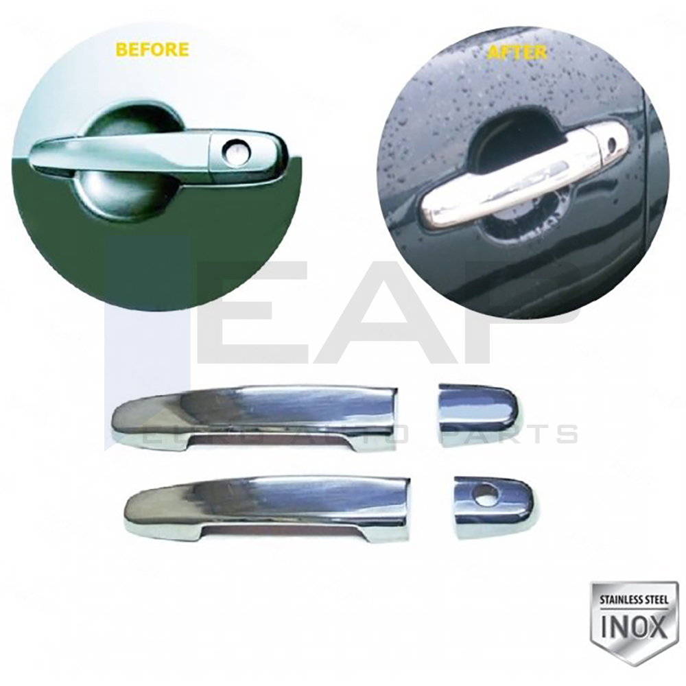 Door Handle Cover - 2 Doors - Stainless Steel