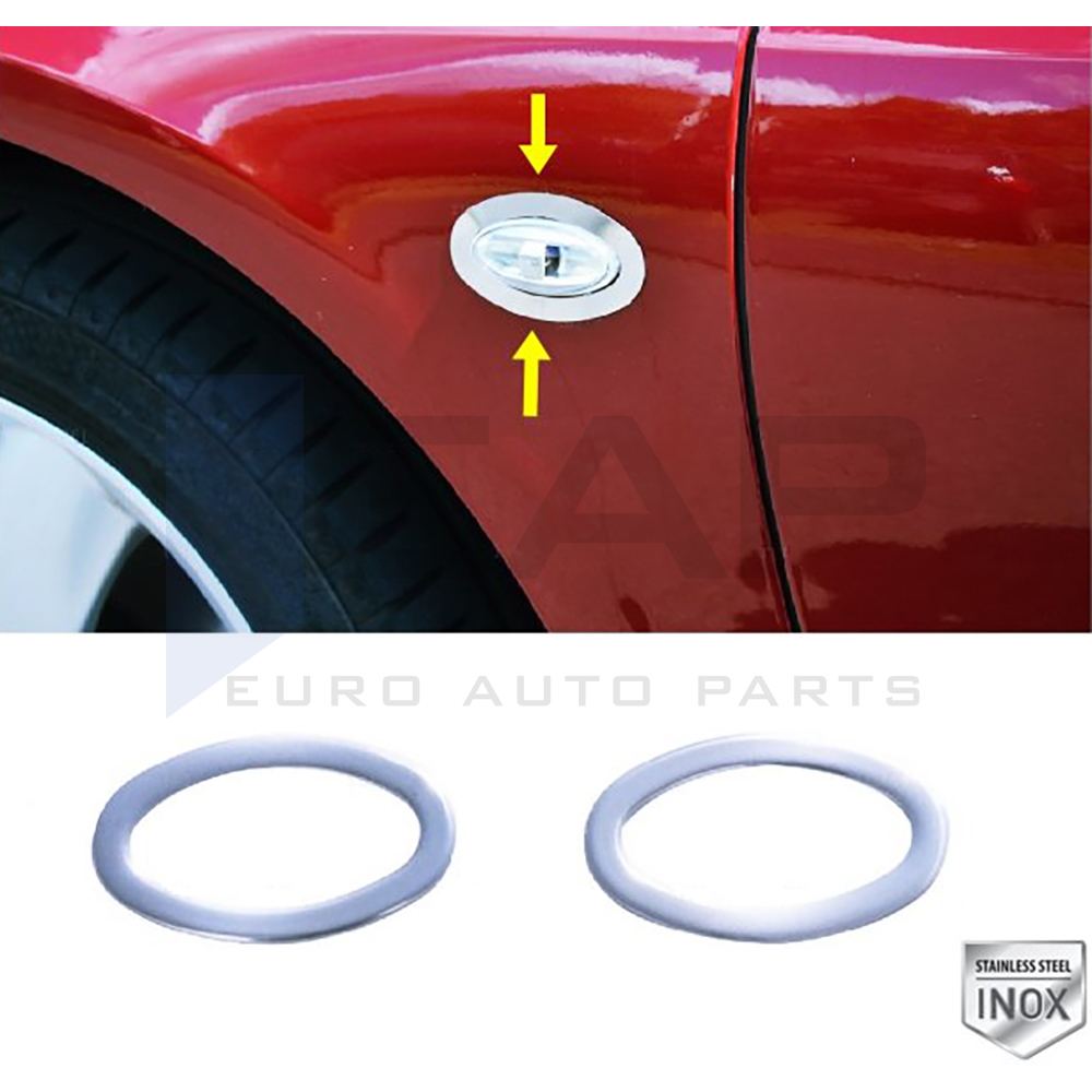 Turn Signal Frame - 2 Pcs - Stainless Steel