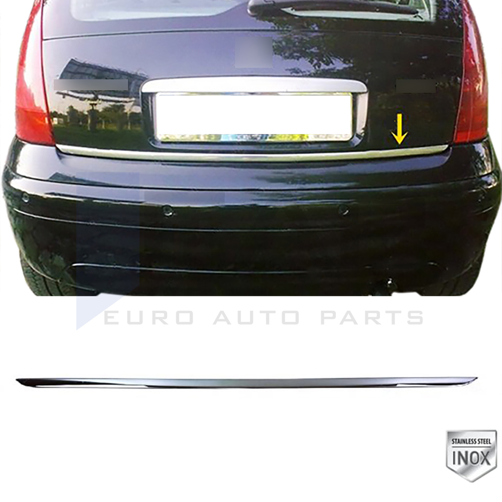Trunk Lid Trim - Stainless Steel