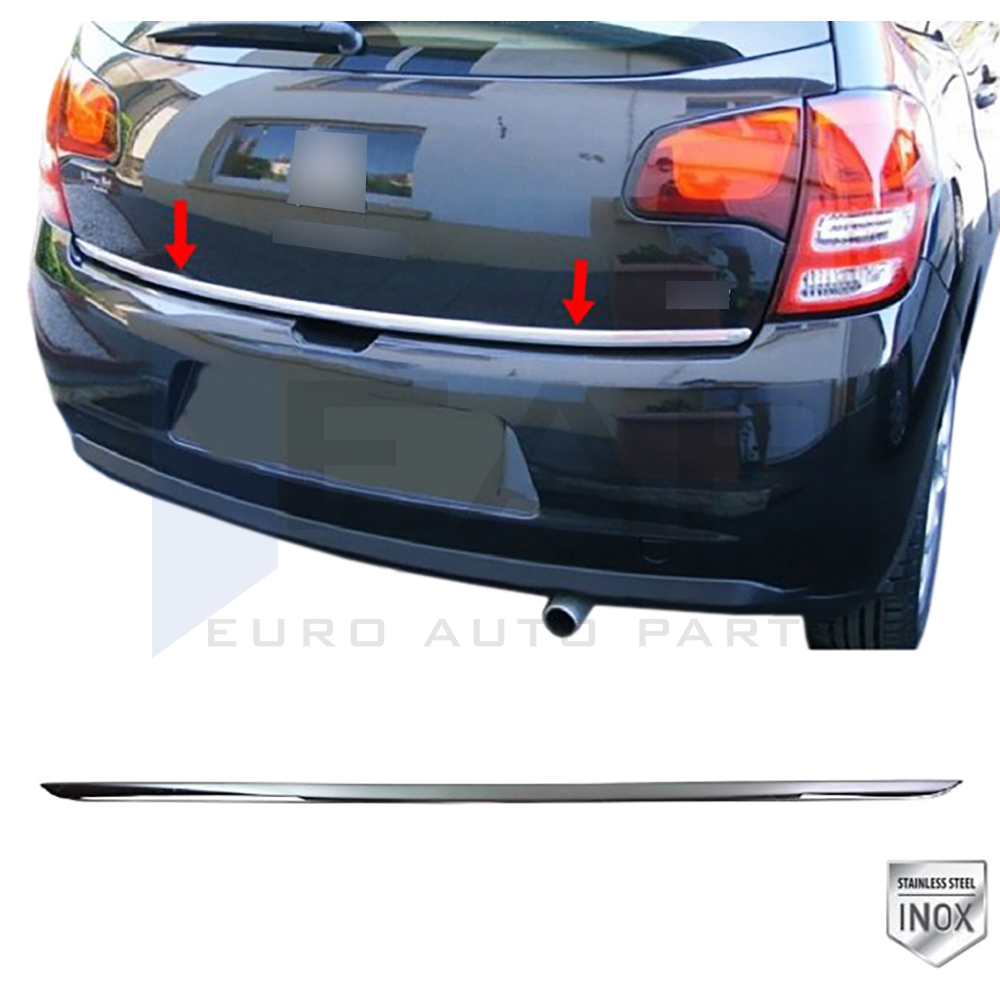 Trunk Lid Trim - Stainless Steel
