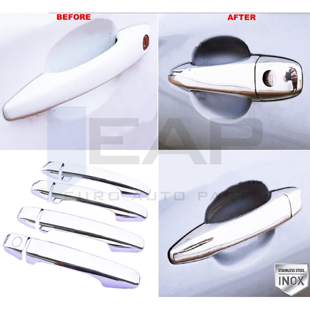 Door Handle Cover - 4 Doors - Stainless Steel