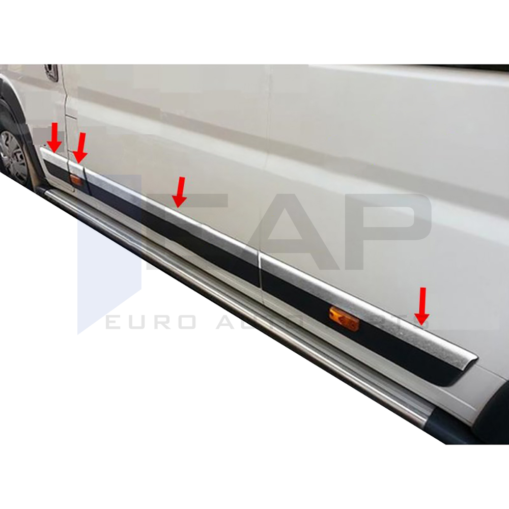 Side Door Trim - 8 Doors - Stainless Steel
