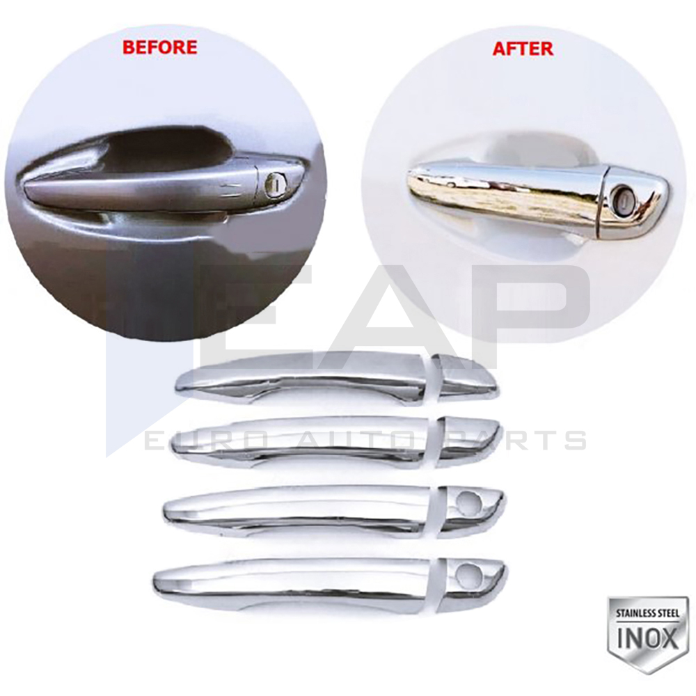 Door Handle Cover (Rear Double Door) - 4 Doors - Stainless Steel