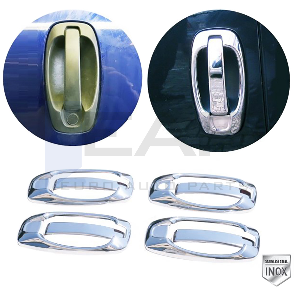 Door Handle Cover Frame - 4 Doors - Stainless Steel
