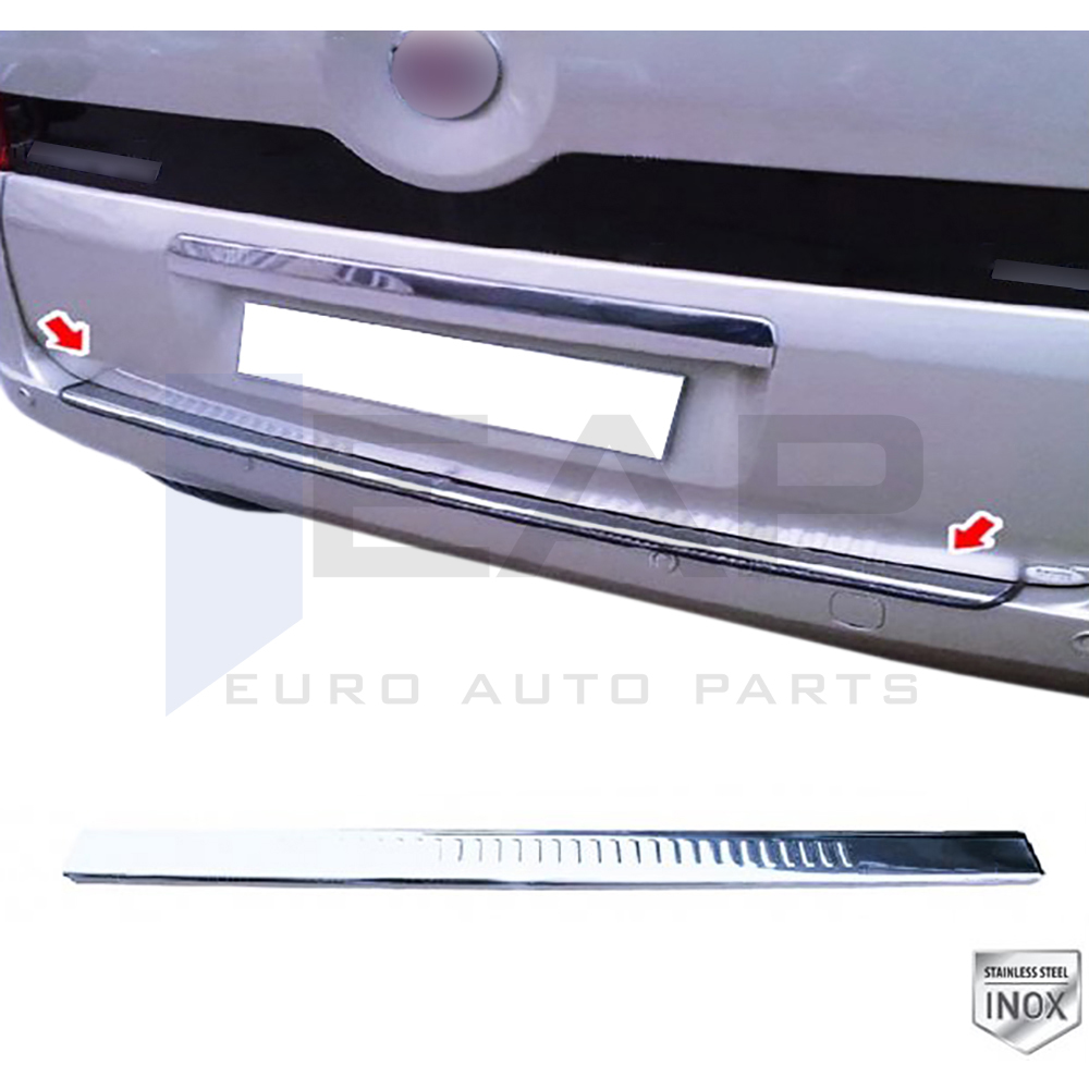 Rear Bumper Protector - Stainless Steel