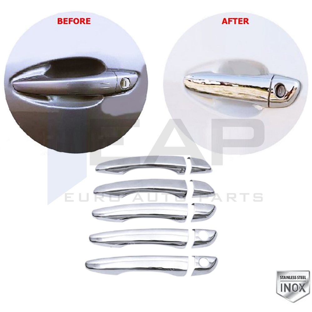 Door Handle Cover - 5 Doors - Rear Double Door - Stainless Steel