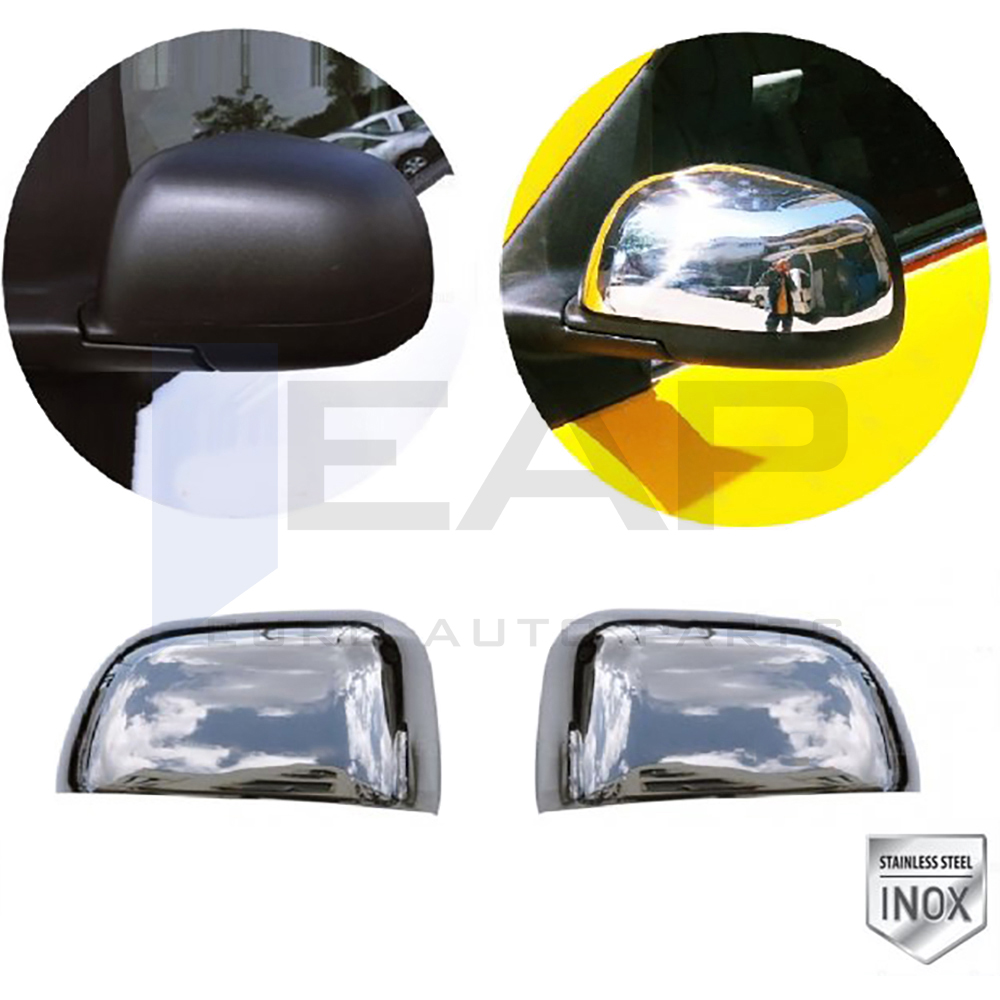 Mirror Cover - 2 Pcs - Stainless Steel
