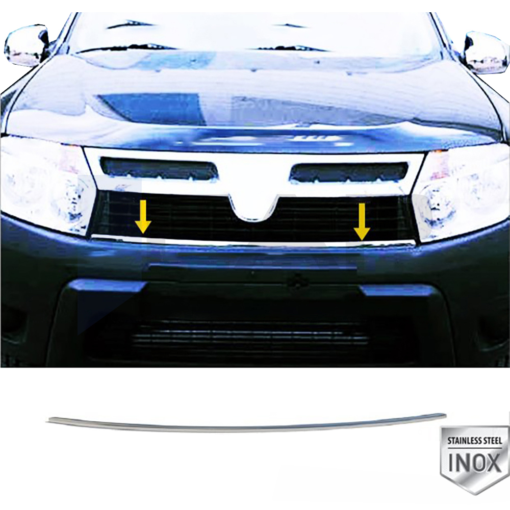Front Grille - 1 Pcs - Stainless Steel