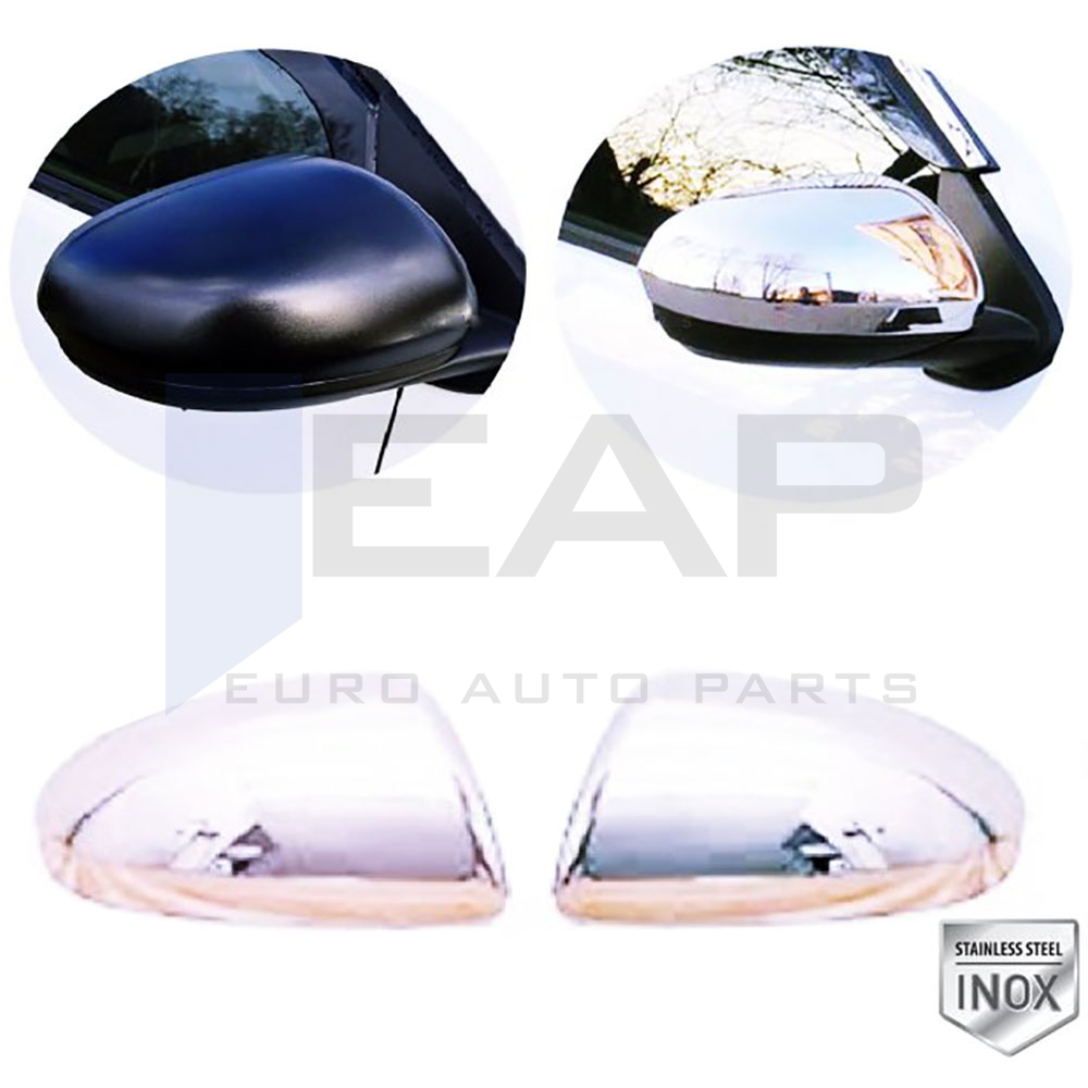 Mirror Cover - 2 Pcs - Stainless Steel