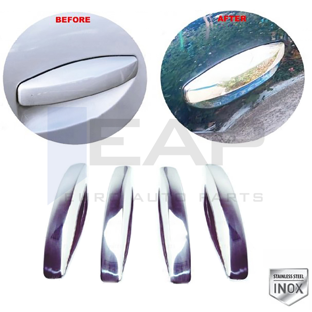 Door Handle Cover - 4 Doors - Stainless Steel