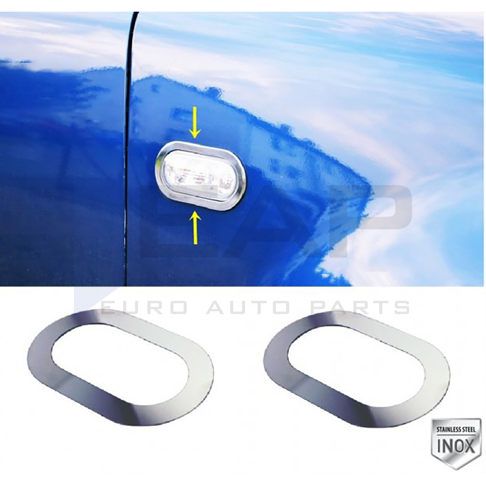 Turn Signal Frame - 2 Pcs - Stainless Steel