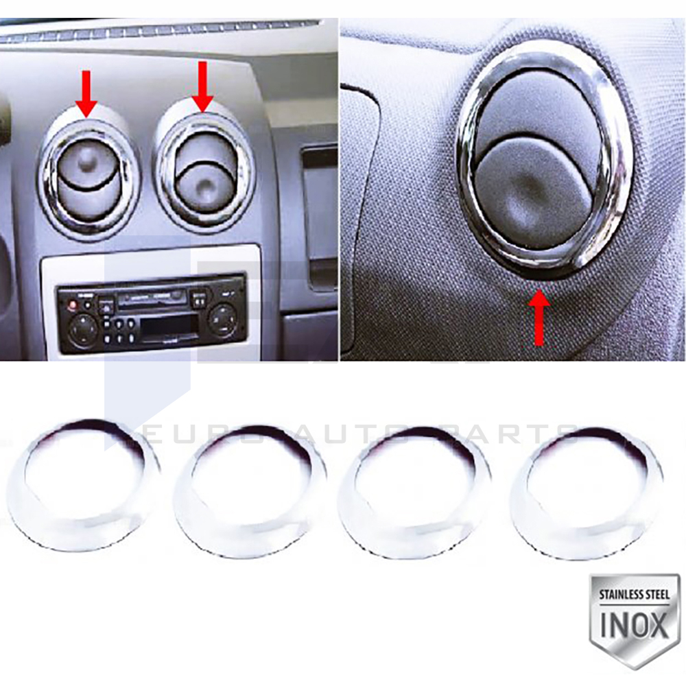 Air Vent Frame - 4 Pcs - Stainless Steel