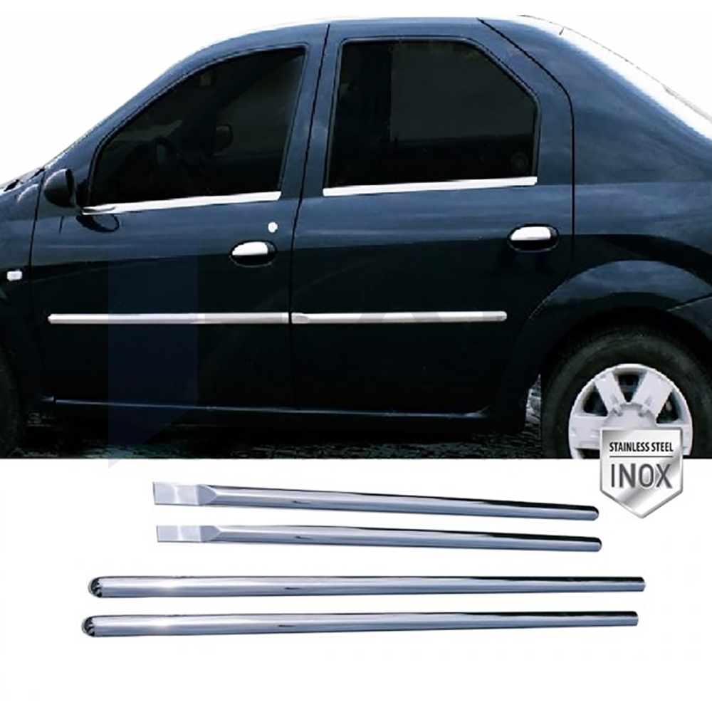 Side Door Trim - 4 Doors - Stainless Steel