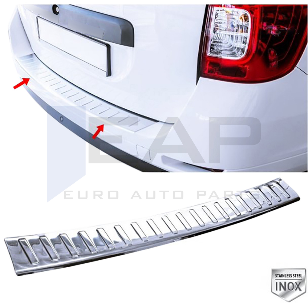 Rear Bumper Protector - Stainless Steel