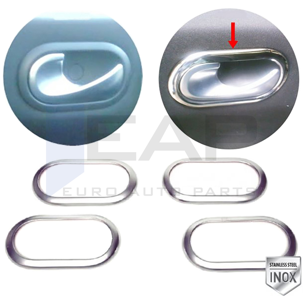 Exterior Door Handle Cup Bowl Cover - 4 Pcs - Stainless Steel
