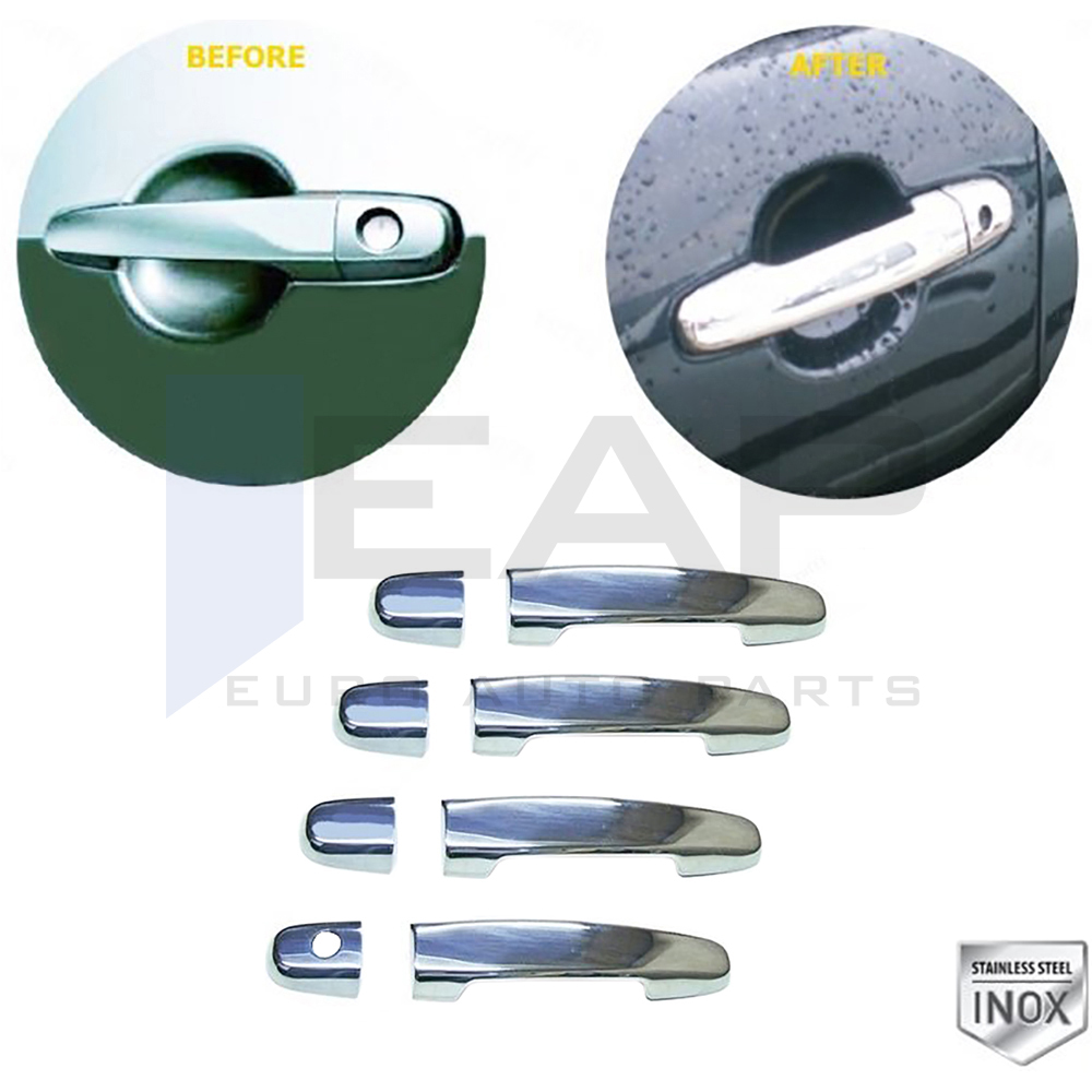 Door Handle Cover - 4 Doors - Stainless Steel