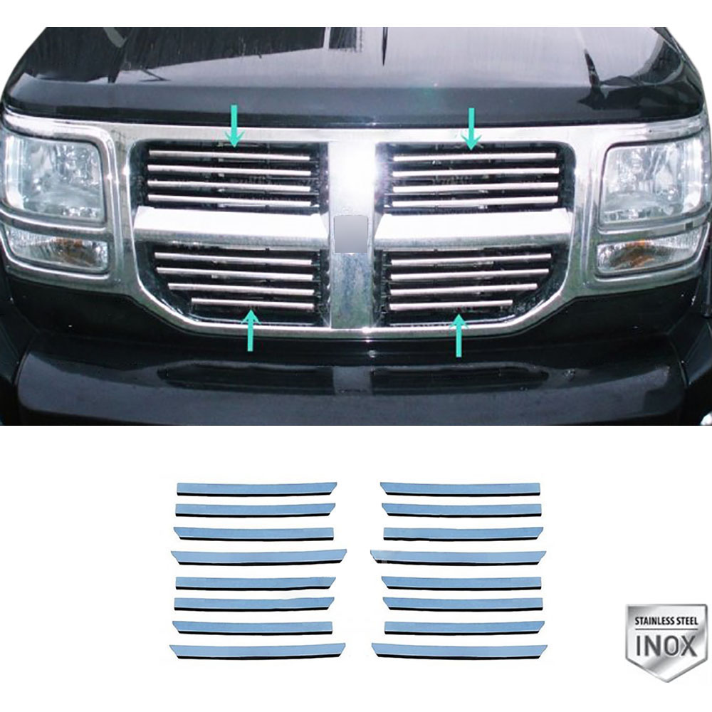 Front Grille - 16 Pcs - Stainless Steel