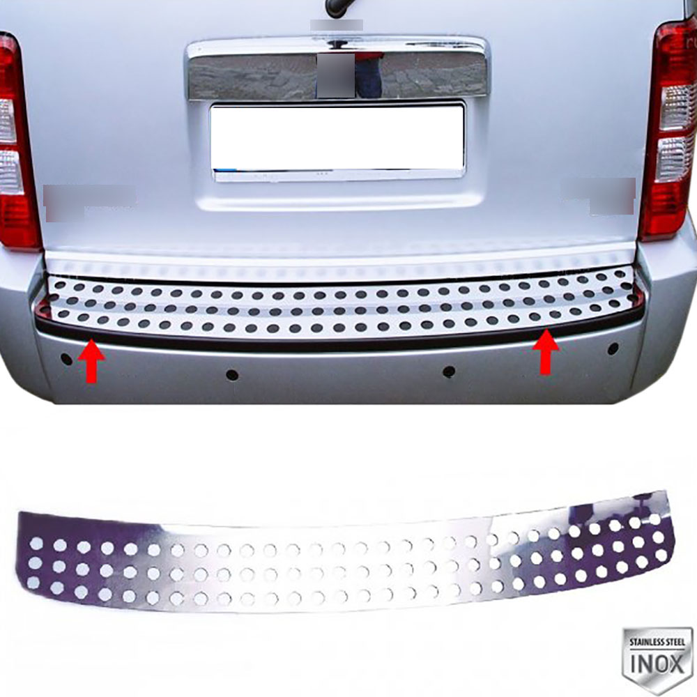 Rear Bumper Protector - Stainless Steel
