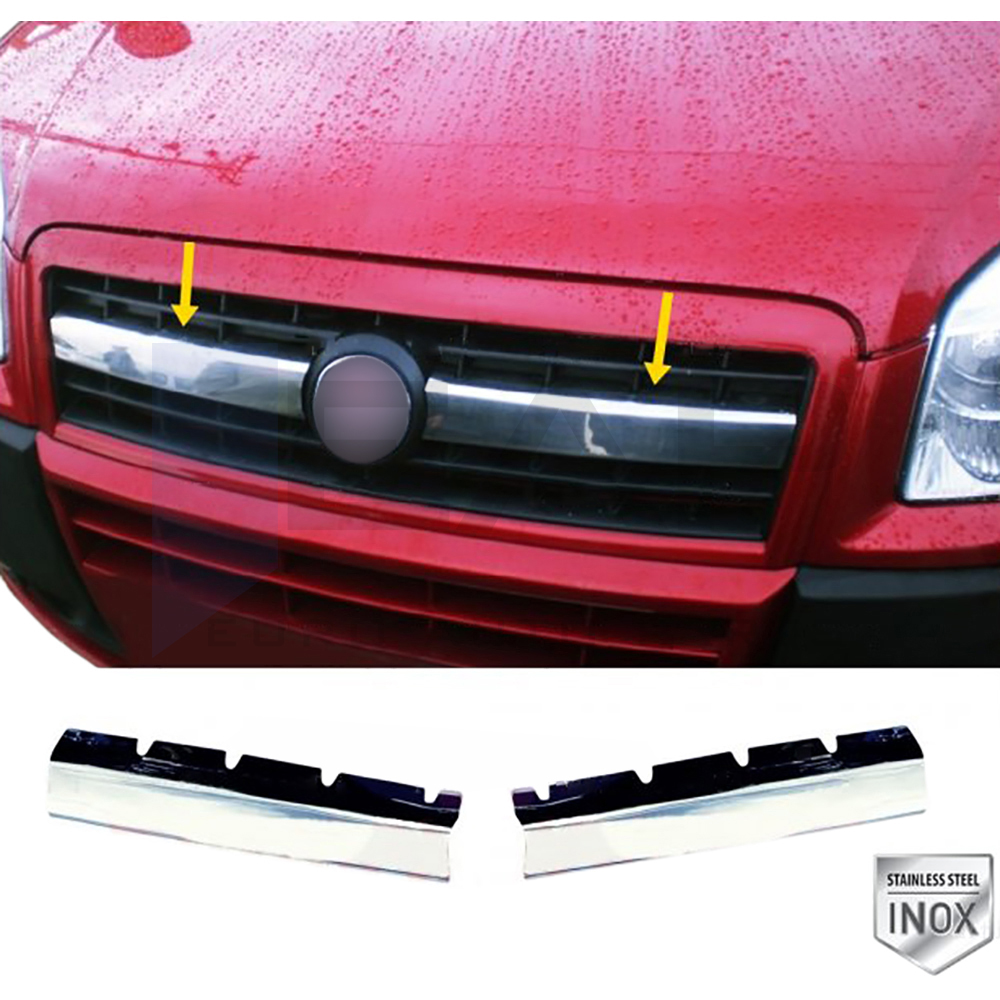 Front Grille - 2 Pcs - Stainless Steel